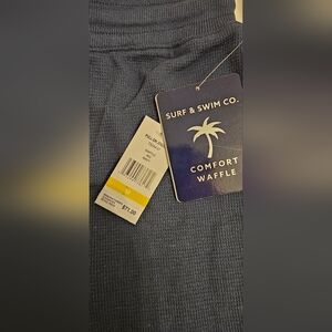 SURF & SWIM CO MED WAFFLE PULL ON JOGGER NWT UNISEX